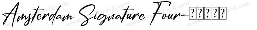 Amsterdam Signature Four字体转换